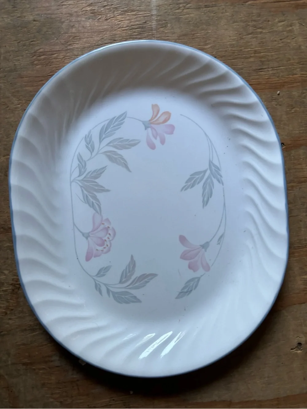 Corelle Pink Trio Serving Platter